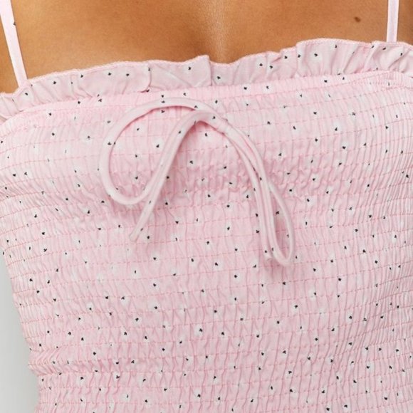 Beginning Boutique Beatrice Pink Print Mini Dress Size AU12 (US Size L) - Picture 5 of 16